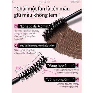Mascara Mày Rock Sweet Multicolored Brow Stream 3.5G