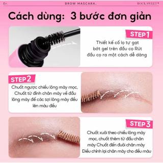 Mascara Mày Rock Sweet Multicolored Brow Stream 3.5G
