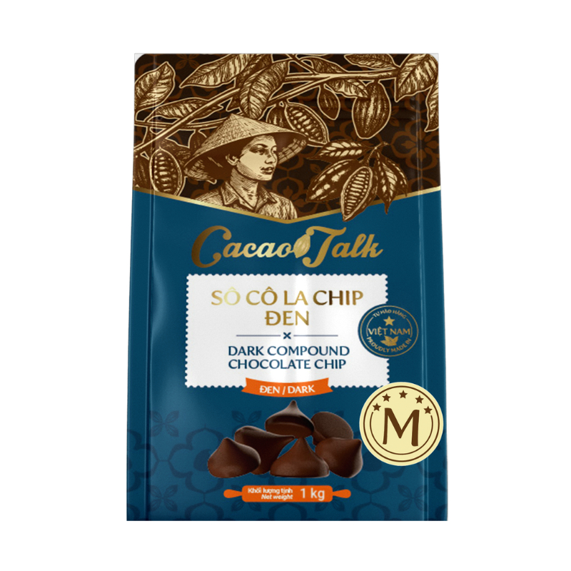 (Đọc mô tả) Sô Cô La Chíp Đen Cacao Talk
