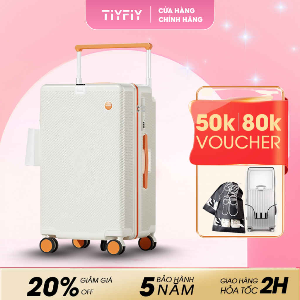 Vali Kéo Thanh Kéo Mở Rộng TIYFIY K9 Size 20/26 Chất Liệu Nhựa ABS+PC Cao Cấp Bảo Hành 5 Năm.