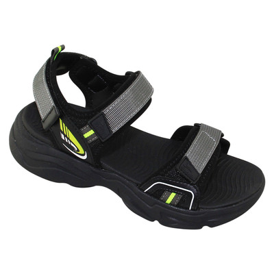 Sandal đế bằng bé trai Bita's SEFYB.10 (Đen +Xám)