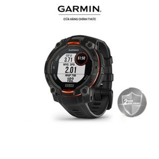  Đồng hồ thông minh Garmin Instinct 3 Solar - Hàng chính hãng 