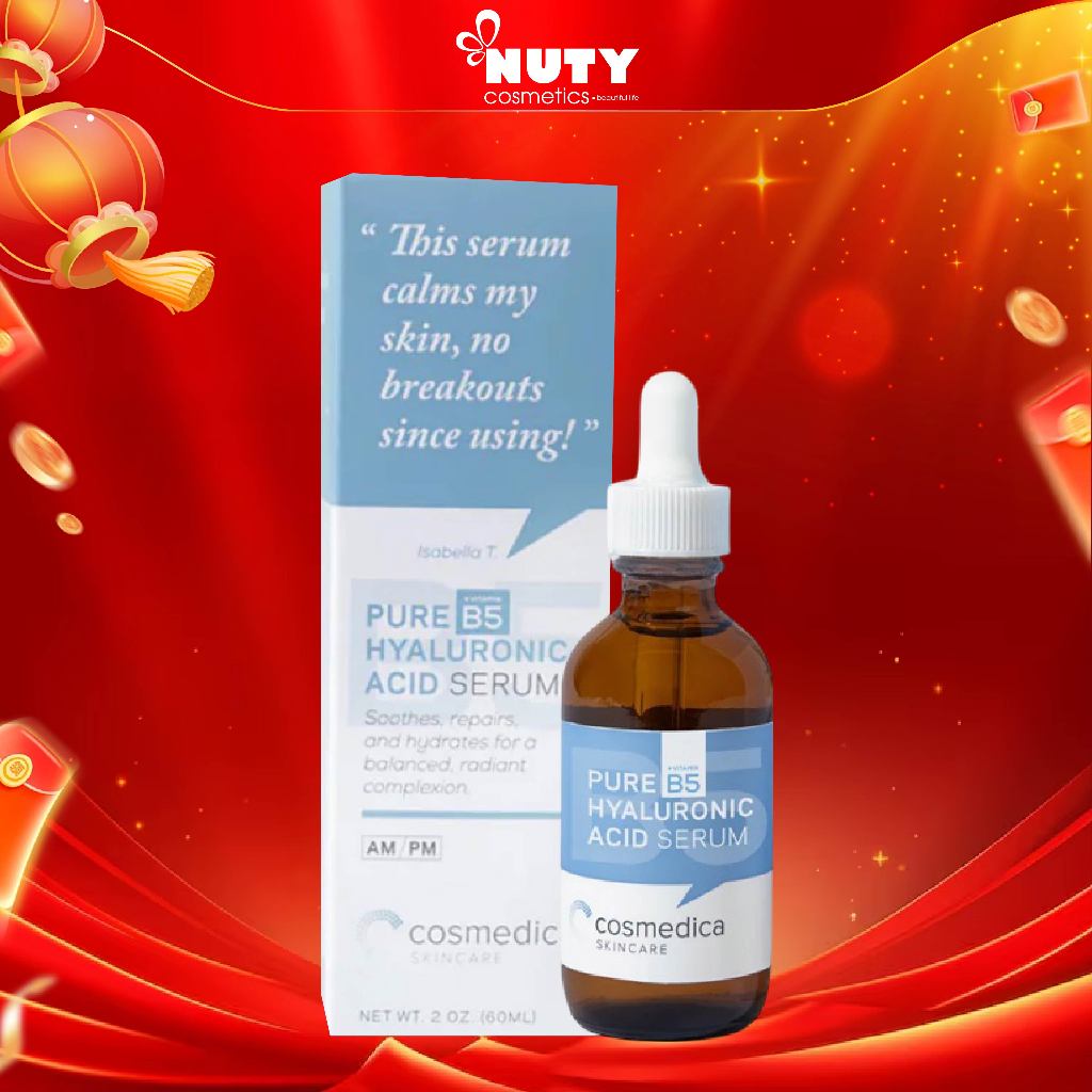 [DEAL SỐC THÁNG 4] Tinh Chất Dưỡng Ẩm Cosmedica Pure Hyaluronic Acid + B5 Serum (60ml)