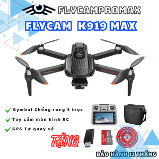  Flycam mini K919 Max GPS Máy bay điều khiển camera 4k tự trở về flaycam Gimbal Chống rung 3 trục 