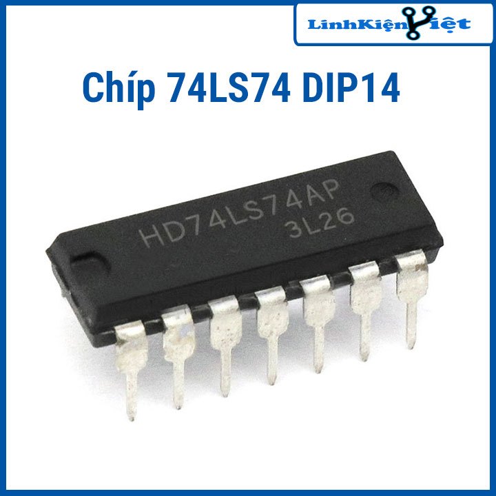 Chíp 74LS74 Dual D-Type Flip-Flop DIP14