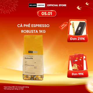  Cà phê NGUYÊN CHẤT 100% RANG MỘC MILANO COFFEE LOẠI 1 KG 