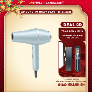  Máy Sấy Tóc LocknLock Hair Dryer ENA144LBLU 1900W Hàng Chính Hãng 3 Chế Độ Nhiệt - JoyMall 
