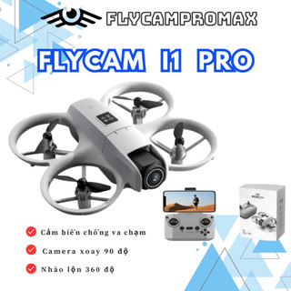  máy bay điều khiển từ xa i1 pro max flycam giá rẻ drone mini cho trẻ em có cảm biến chống va chạm 