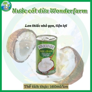 Nước cốt dừa Wonderfarm [Lon 160ml]