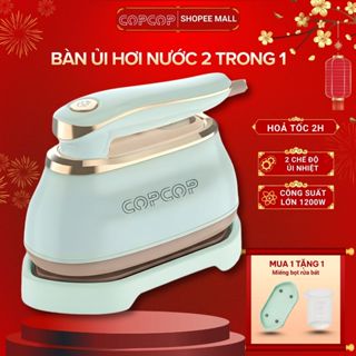  Bàn là hơi nước cầm tay COPCOP bàn ủi hơi nước 2 trong 1 vừa ủi nước và khô gấp gọn du lịch tiện lợi 