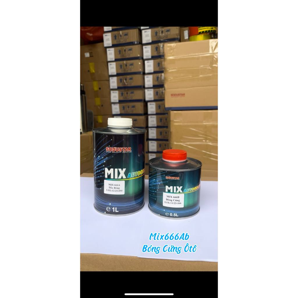 Mix666Ab bóng cứng cho ô tô xe máy