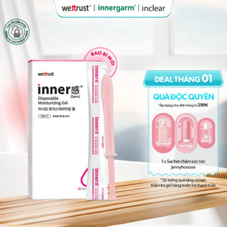   5 - 10 ống  InnerGarm Hồng - DDVS hỗ trợ cấp ẩm giảm ngứa khô khan dạng gel Moisturizing - Đũa thần inner WETTRUST HQ 