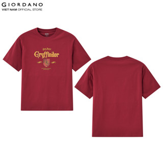   GIORDANO X HARRY POTTER   Áo Thun Nam Ngắn Tay Cổ Tròn In Hình 01095285 