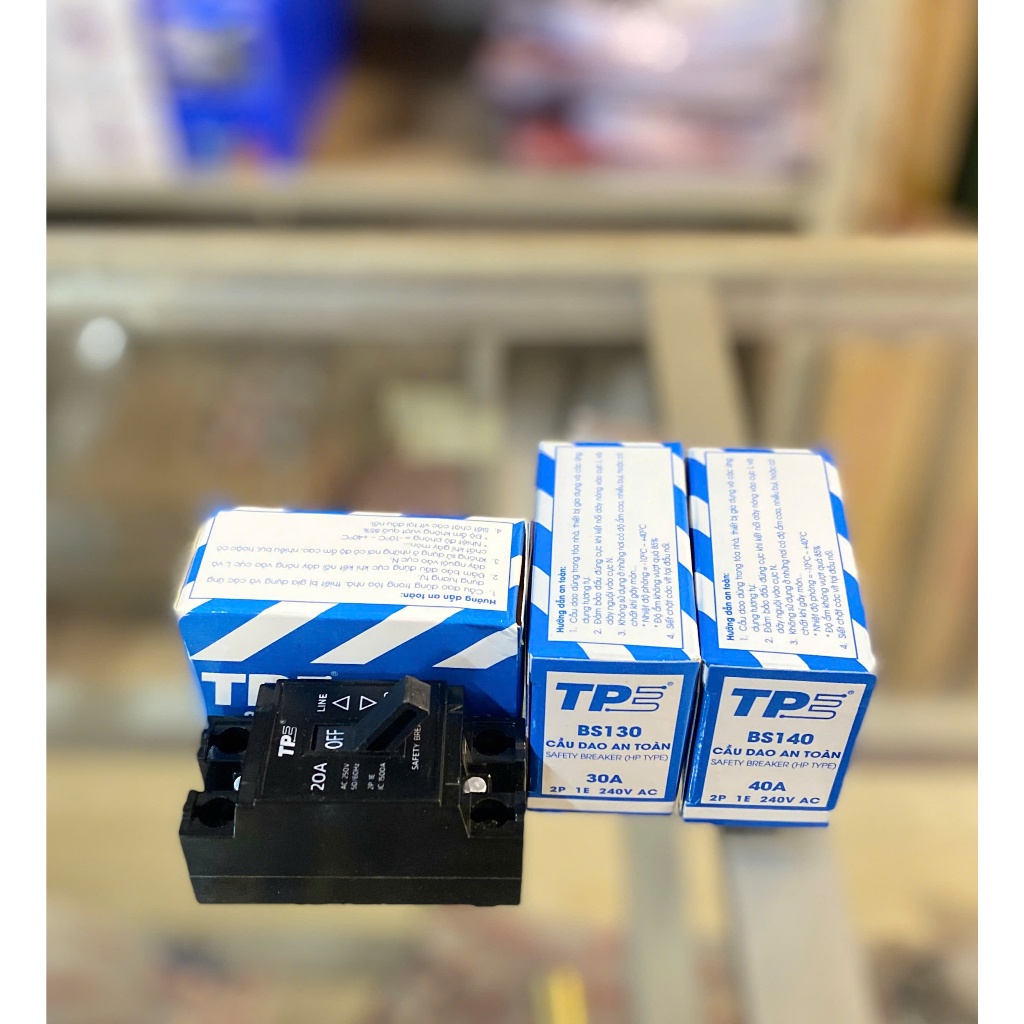 CB Đen, Cầu Dao An Toàn, CB Cóc Tiến Phát 20A - 30A - 40A