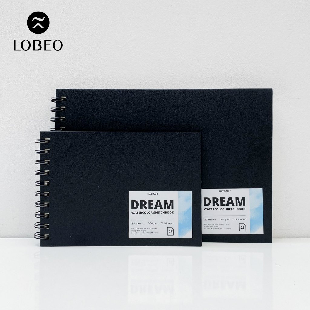 [LOBEO] Sổ vẽ màu nước Lobeo Dream Sketchbook 300gsm