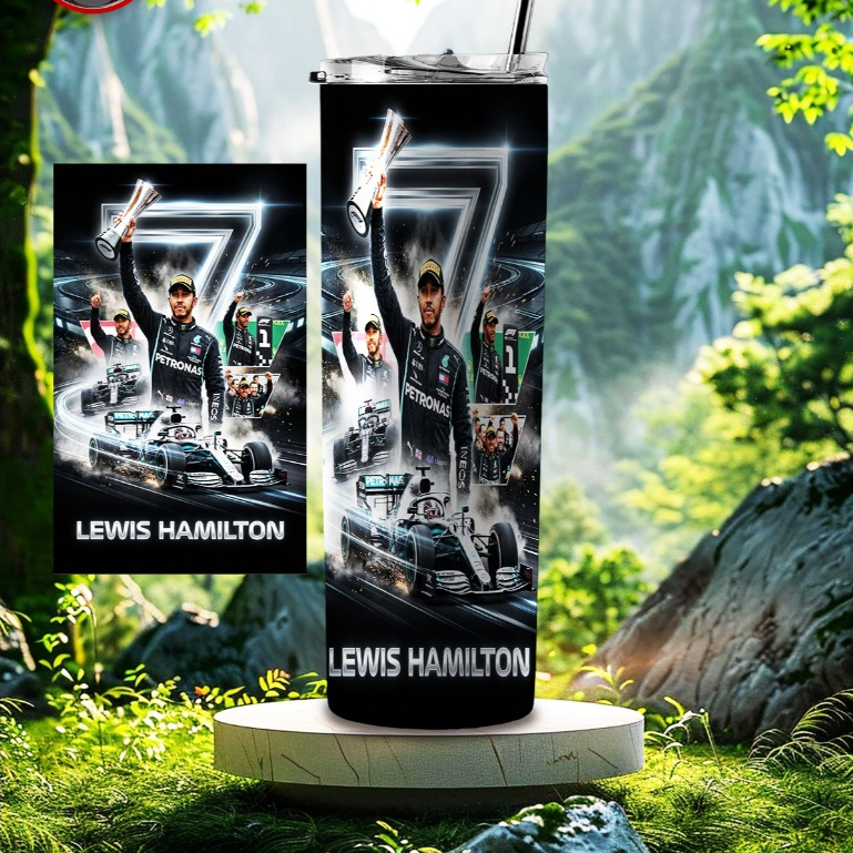 LY GIỮ NHIỆT CAO CẤP IN HÌNH LEWIS HAMILTON