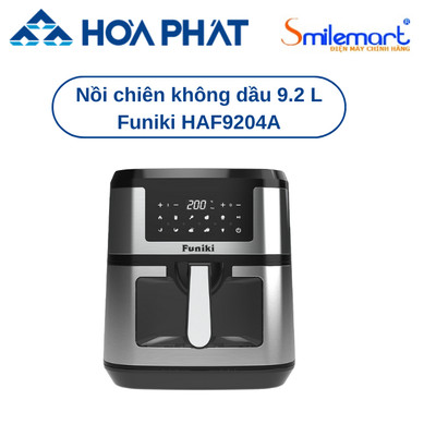 Nồi chiên không dầu 9.2 L Funiki HAF9204A - Bảo hành chính hãng 12 tháng.