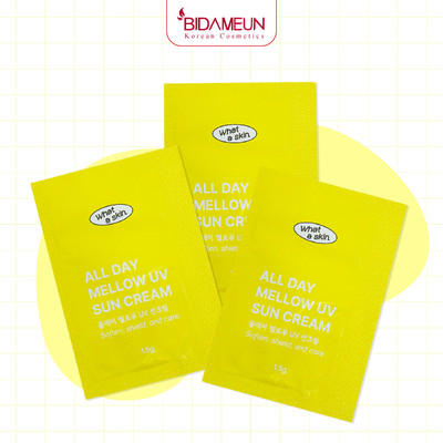 [QUÀ TẶNG KHÔNG BÁN NGẪU NHIÊN Bidameun] Tinh Chất Dưỡng Da What A Skin 1.5g