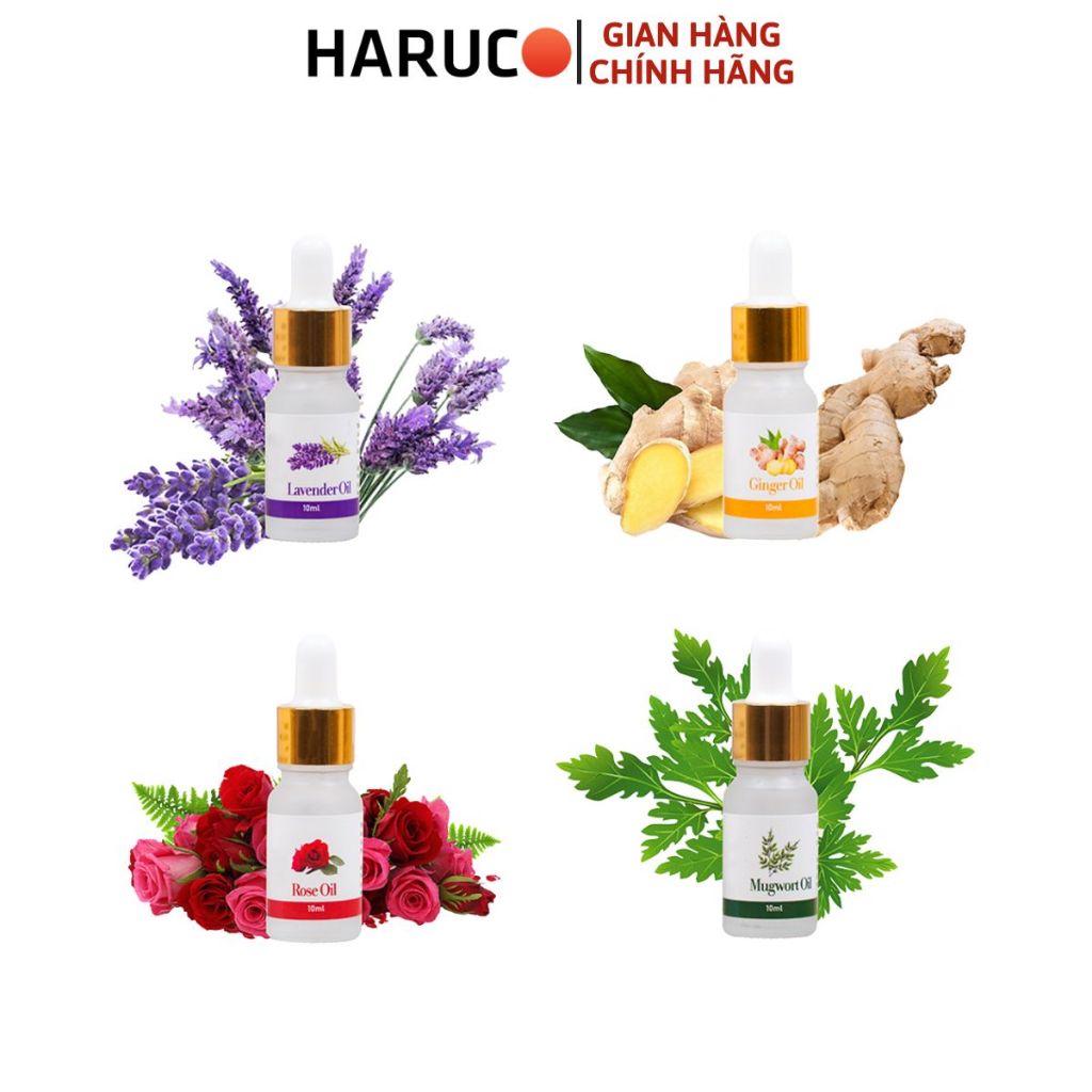 Tinh Dầu Massage Haruco Thiên Nhiên Nguyên Chất Giảm Đau Mỏi Xương Khớp, Mệt Mỏi, Căng Thẳng
