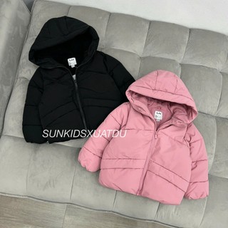 Áo khoác phao bé gái chần bông lót nỉ 26AK08