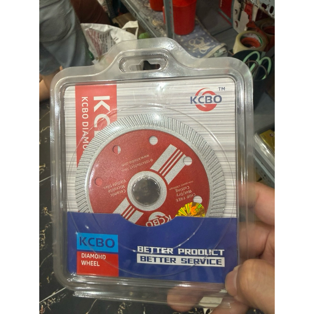 lưỡi kitsibo đỏ đa năng 105 chuyên đá gạch bóng kiếng granit hoa cương