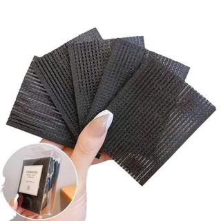 Combo 10 miếng dán tóc Đen giúp cố định tóc Size 6x7cm