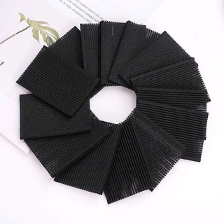 Combo 10 miếng dán tóc Đen giúp cố định tóc Size 6x7cm