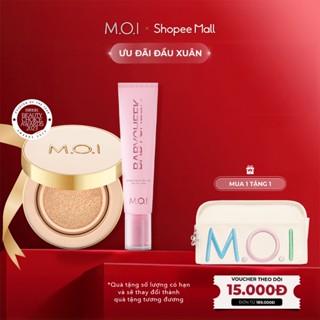  Bộ đôi MOI phấn nước che phủ tốt Premium Baby Cushion và Má hồng sữa ửng hồng tự nhiên Baby Cheek 