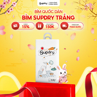  Tã Bỉm Dán Quần Supdry Bỉm Supdry Trắng Mỏng Nhẹ an toàn Cho Bé size NB S M L XL XXL XXXL từ 4kg đến hơn 20kg 