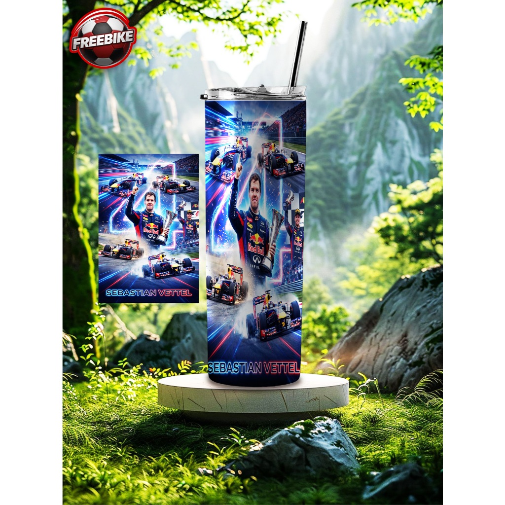LY GIỮ NHIỆT CAO CẤP IN HÌNH SEBASTIAN VETTEL