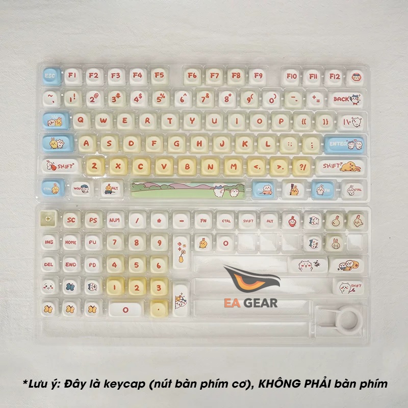 [Giao Ngay] Keycap MOA Small Eight Cực Dễ Thương Cho Bàn Phím Cơ - EA Gear