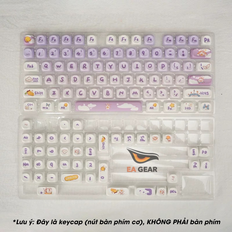 [Giao Ngay] Keycap MOA Rabbit Cực Dễ Thương Cho Bàn Phím Cơ - EA Gear