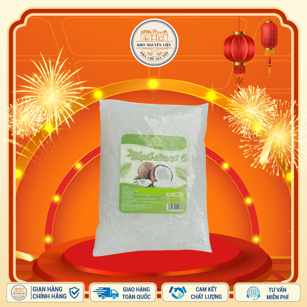 Thạch Dừa Sợi Lotus Food - 1.5 Kg