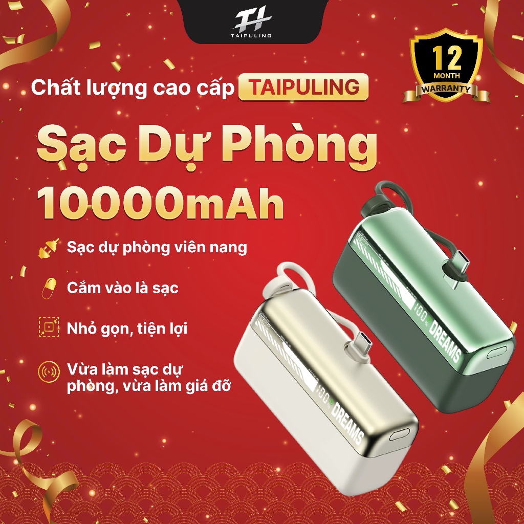 Củ Sạc Nhanh D021 Chính Hãng TAIPULING , Dây,Củ Sạc có chứng nhận CCC,BH 12 Tháng phong cách tối