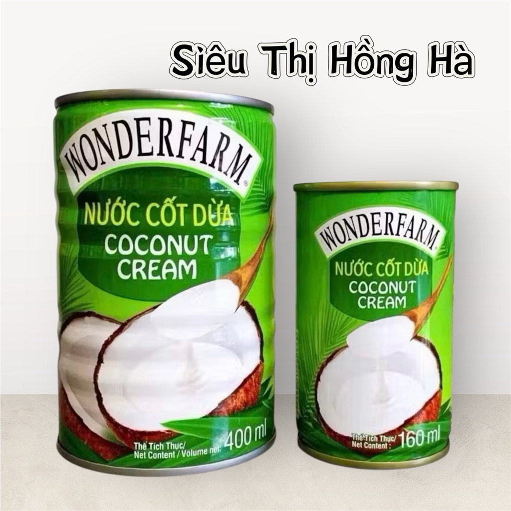 Nước Cốt Dừa Wonderfam Non 400ml/160ml