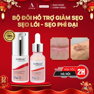  Kem Và Serum Actiscar Hỗ trợ cải thiện Sẹo Lồi Sẹo Phì Đại Lâu Năm 