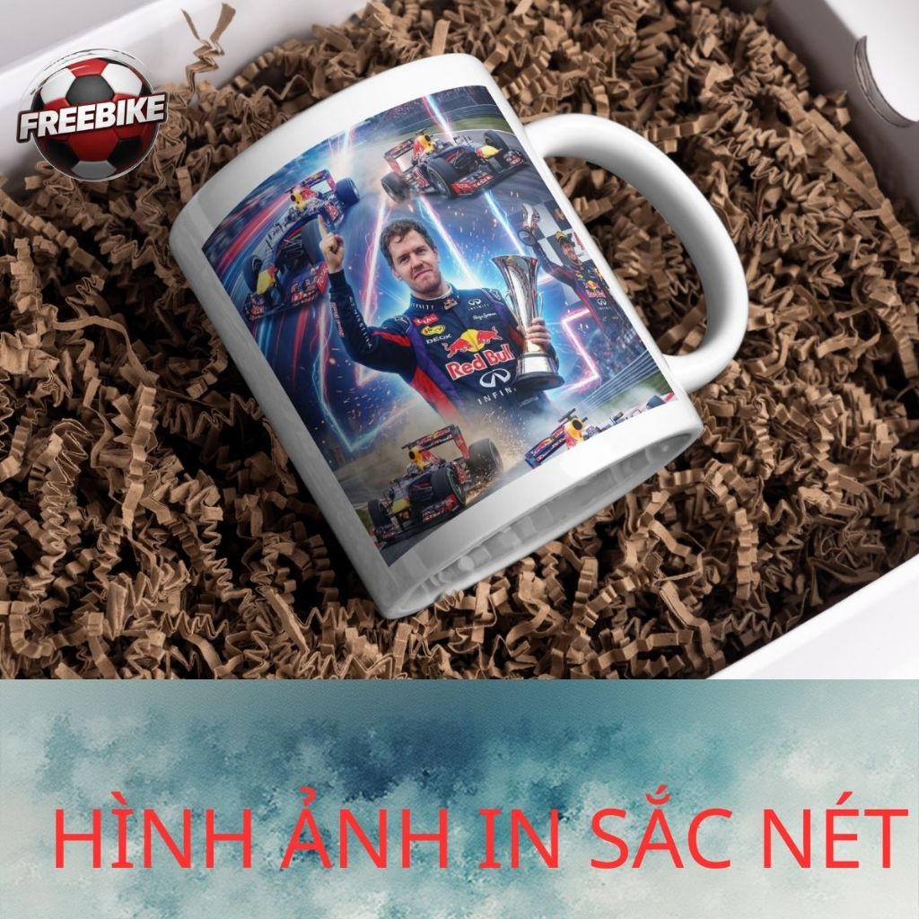 LY SỨ IN CAO CẤP HÌNH SEBASTIAN VETTEL