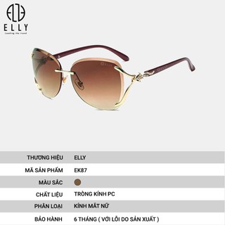 [Deal sang chảnh]  Kính mắt nữ thời trang ELLY – EK87