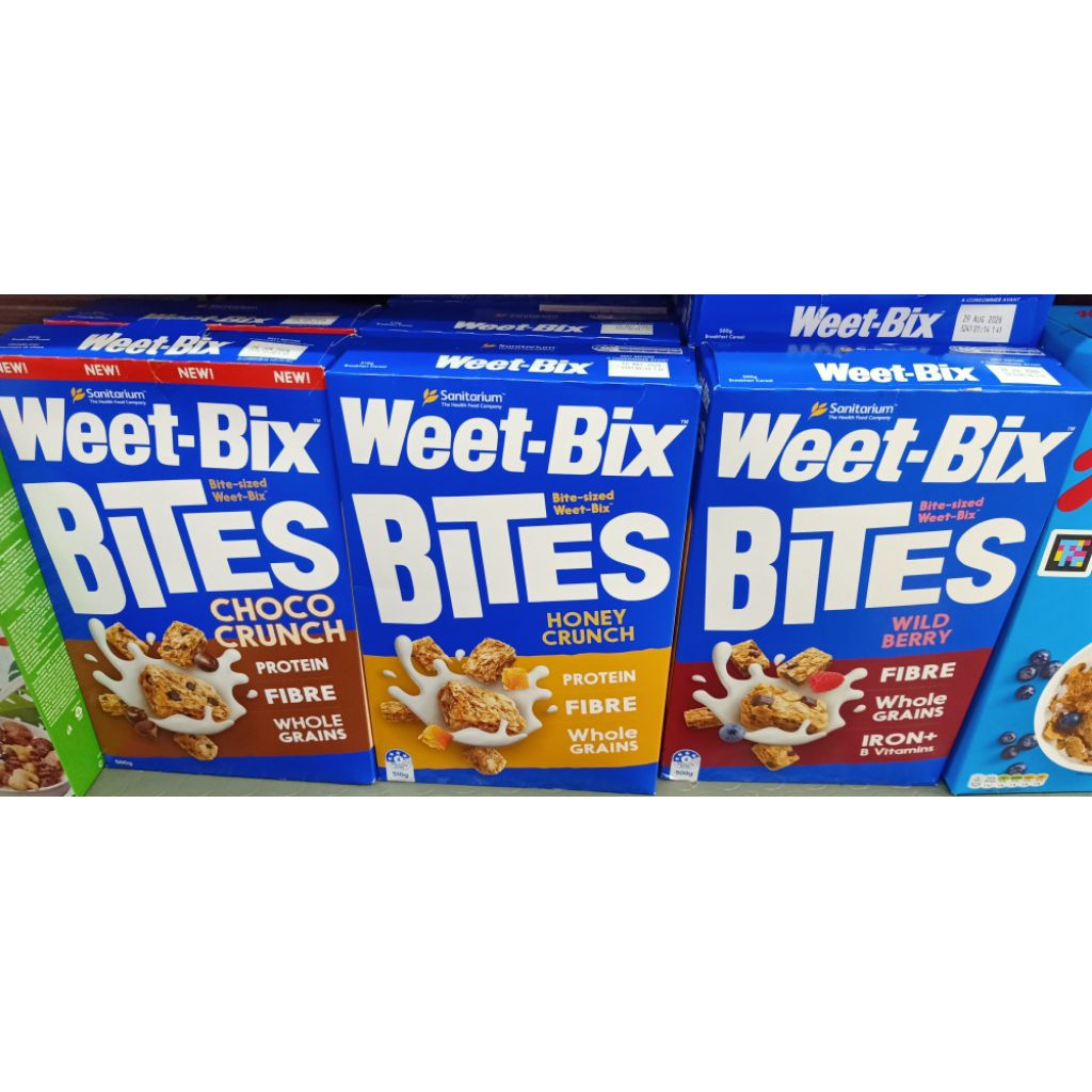 [ Date Mới ] Ngũ Cốc Ân Sáng Weet - Bix Bites Choco Crunch, Honey Crunch, Wild Berry 500g (Nkbb/MM)