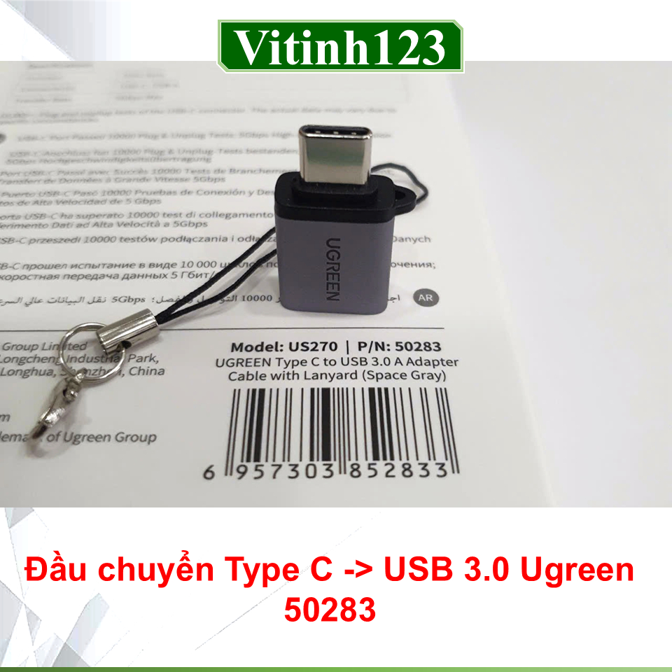 Cáp Type C ra USB Ugreen 70889, Ugreen 50283, Ugreen 30701, Ugreen 30155