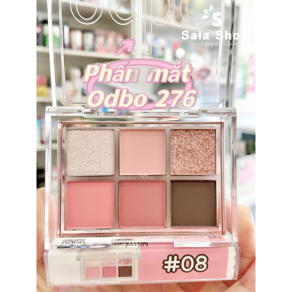 BẢNG PHẤN MẮT 6 Ô ODBO - Signature Eyeshadow Palette OD276 4.8g