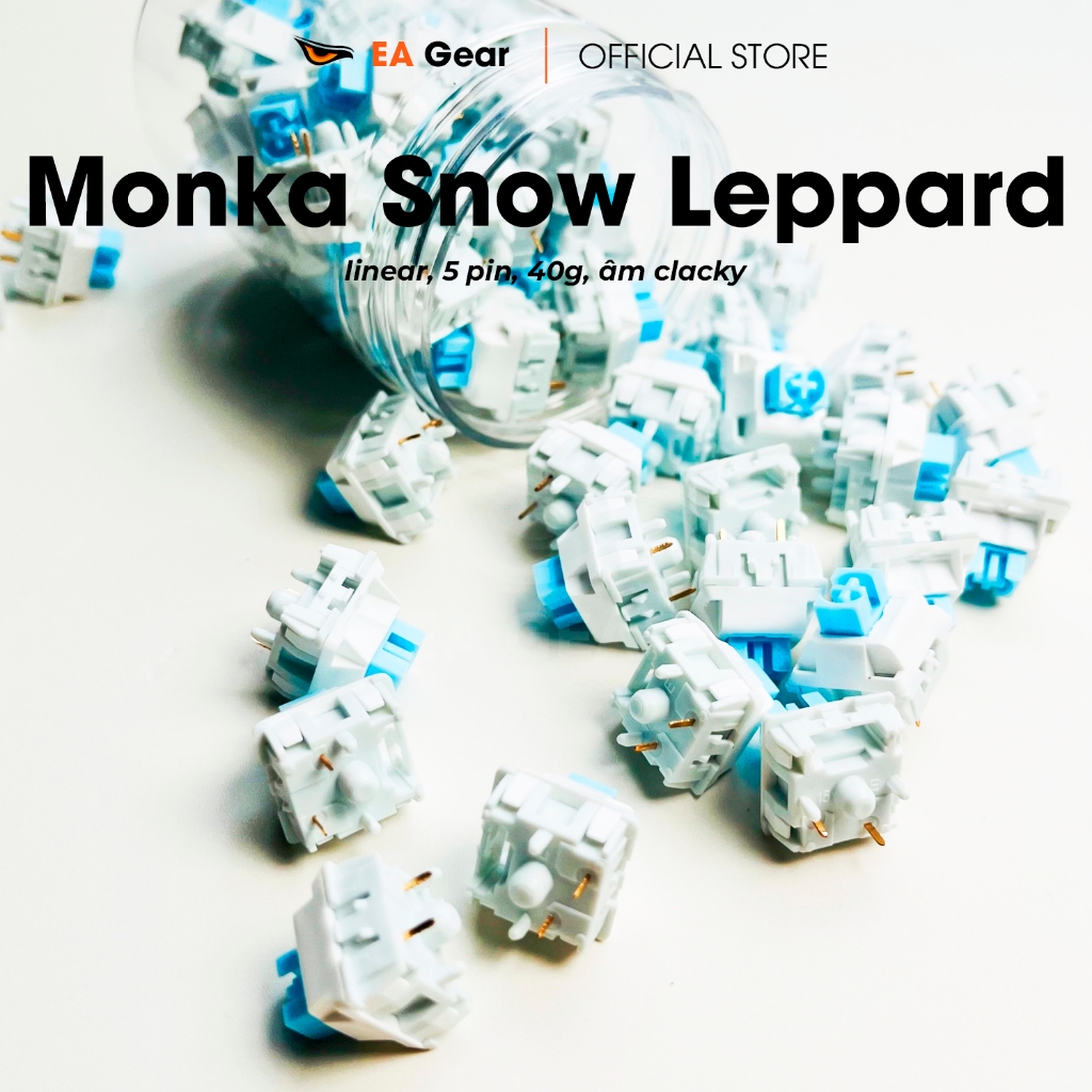 Switch Monka Snow Leopard Linear 40g Prelubed - EA Gear