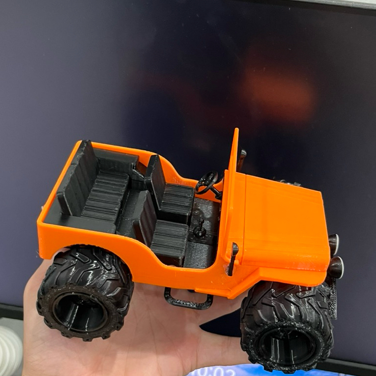 Mô Hình Xe Jeep Willys In 3D – DIY 3D Shop