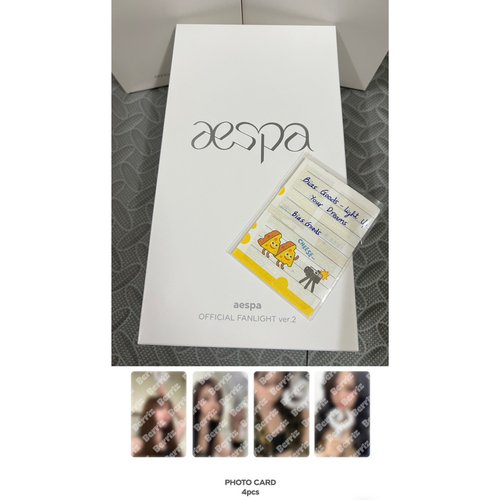 Đèn cổ vũ Lightstick aespa - OFFICIAL FANLIGHT Lightsick Ver.2