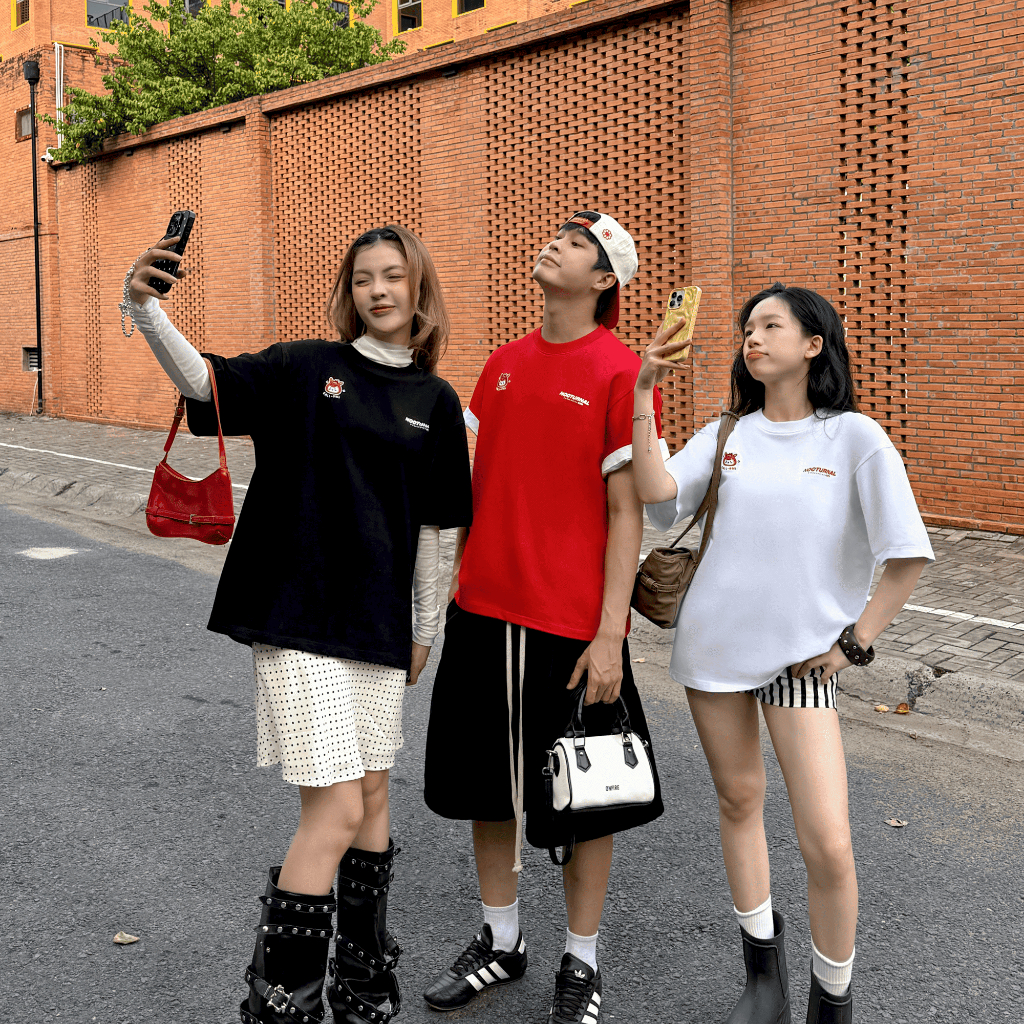 Áo Thun Thêu Form Semi-Oversized NOCTURNAL Gallowl Tee Prime Cotton 100% Nam Nữ Unisex Localbrand | BigBuy360 - bigbuy360.vn