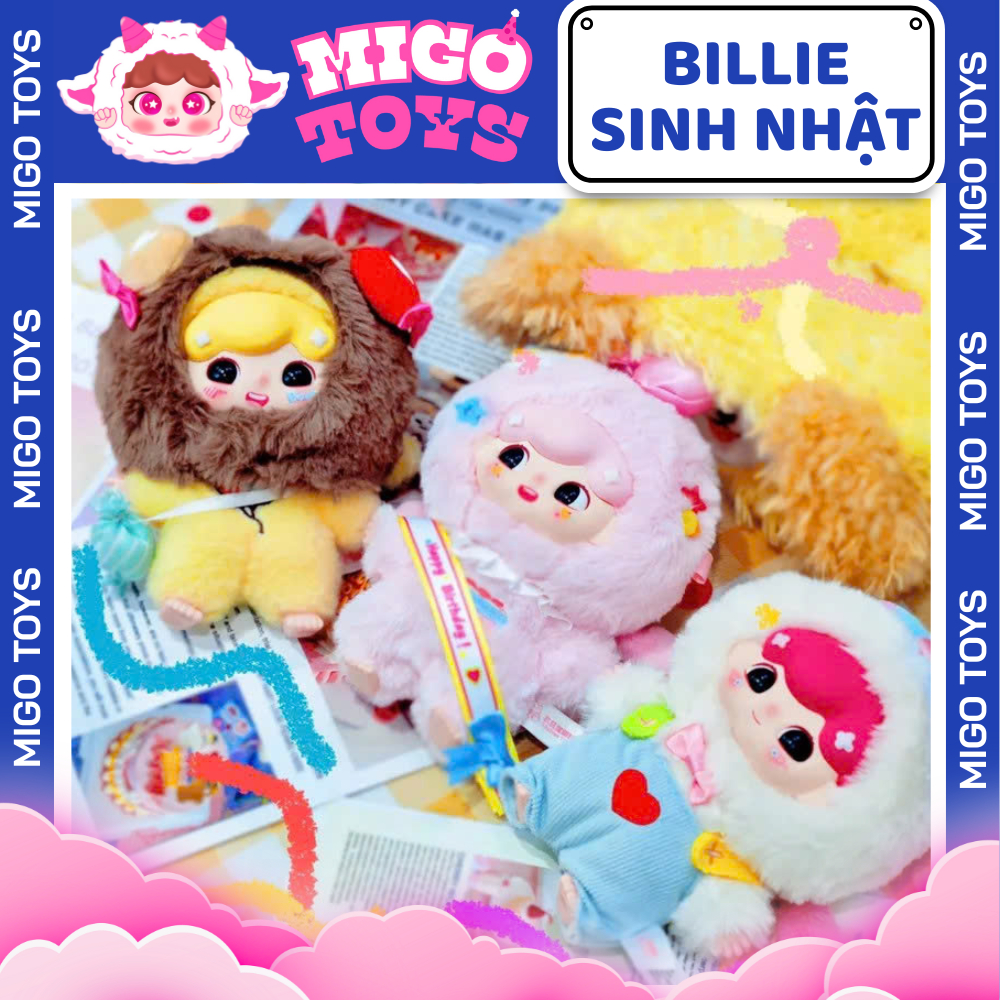 [CHÍNH HÃNG] BILLIE HAPPY BIRTHDAY SINH NHẬT V3, hộp mù, blindbox, quà tặng MIGO TOYS