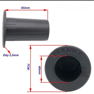 Combo 2 cái ống cắm micro gắn loa kéo