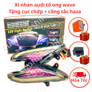  xi nhan audi trước xe wave a110 wave a 100 wave s100 wave rs100 bảo hành 1 năm lắp đơn giản siêu hót 