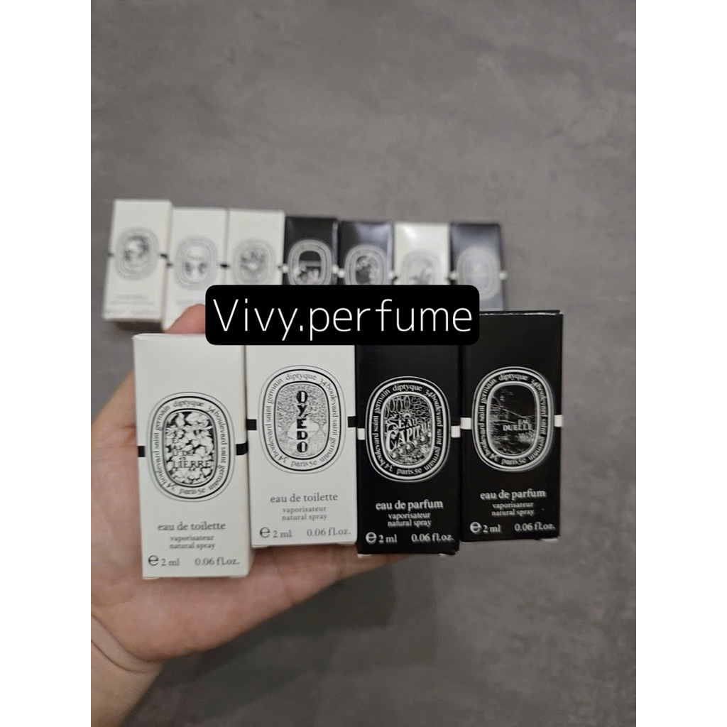 [Ảnh thật]Nước hoa Vial Diptyque Tamdao ,Doson ,Fleur de peau ,Orpheon ,Eaurose ,Olene ,Philosykos,L