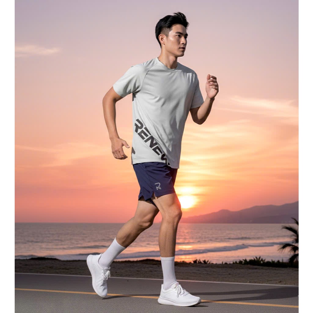 Áo Thể Thao Nam RENEW Sportswear Training Performance – Áo Tập Gym Running RE-DRY Nhanh Khô, Co Giãn